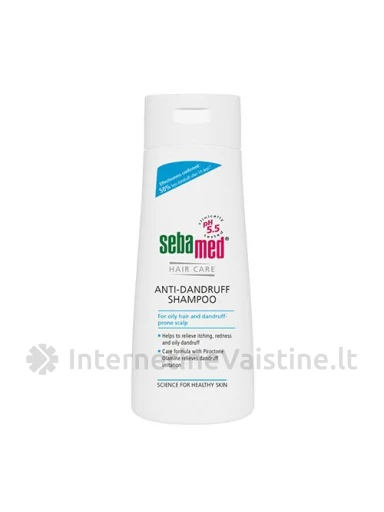 SEBAMED Šampūnas nuo pleiskanų 200ml, Vnt | internetinevaistine.lt