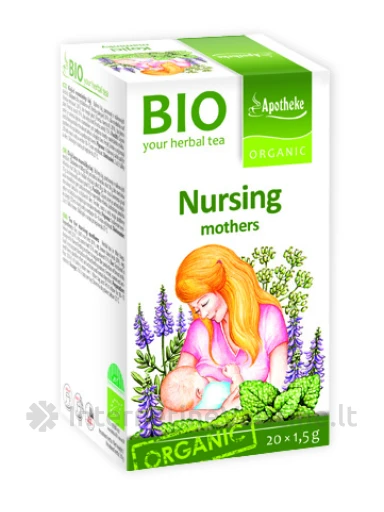 APOTHEKE BIO Maitinančių mamyčių arbata 1,5g N20, N20 | internetinevaistine.lt
