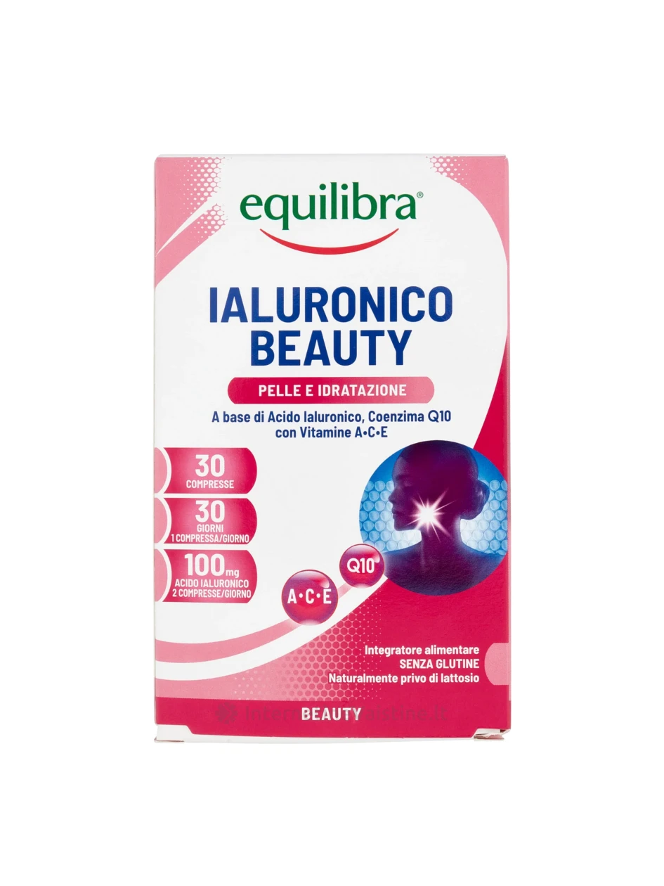 EQUILIBRA, hialurono rūgštis Ialuronico Beauty hialurono rūgštis N30 | internetinevaistine.lt