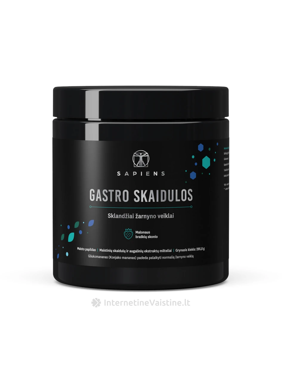 SAPIENS maistinės skaidulos, 200 g, Vnt | internetinevaistine.lt