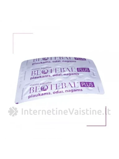 BEOTEBAL Plus plaukams, odai, nagams tab. N30+10 | internetinevaistine.lt