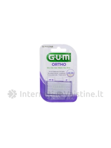 G.U.M.® (723) Ortho vaškas su veidrodėliu (spec.nešiojantiems ortodontinius prietaisus), N1 | internetinevaistine.lt