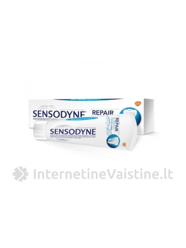 Dantų pasta SENSODYNE Repair & Protect Mint, 75ml | internetinevaistine.lt