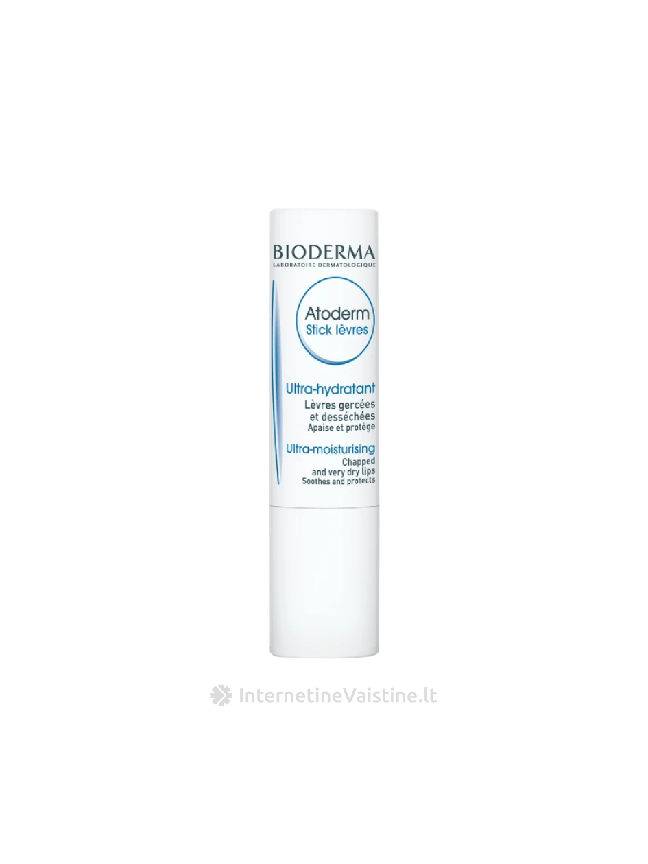 ATODERM Levres, lūpų piešt. drėk., 4 g, N1 | internetinevaistine.lt