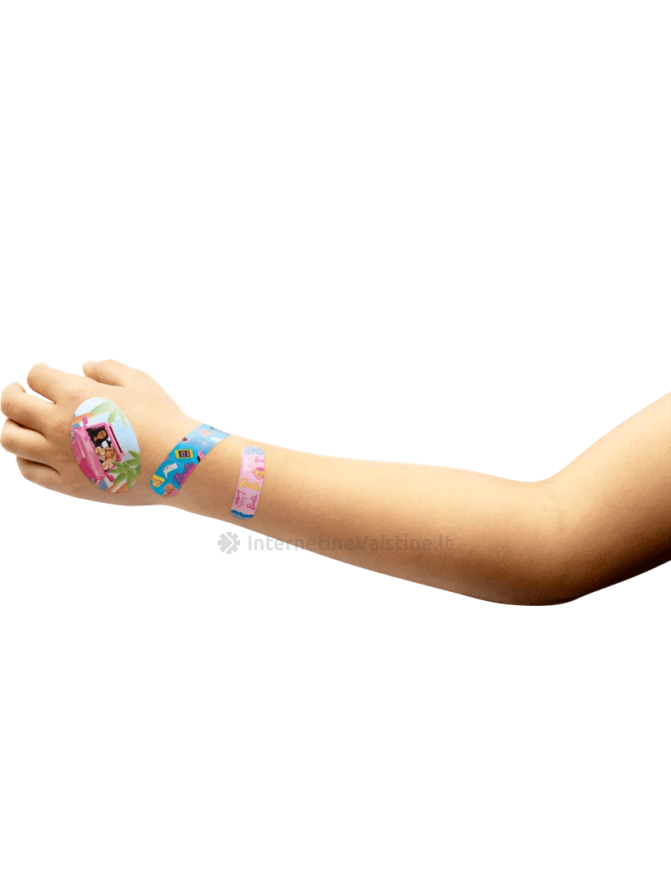 SALVEQUICK pleistrų rinkinys vaikams Barbie N14, N14 | internetinevaistine.lt