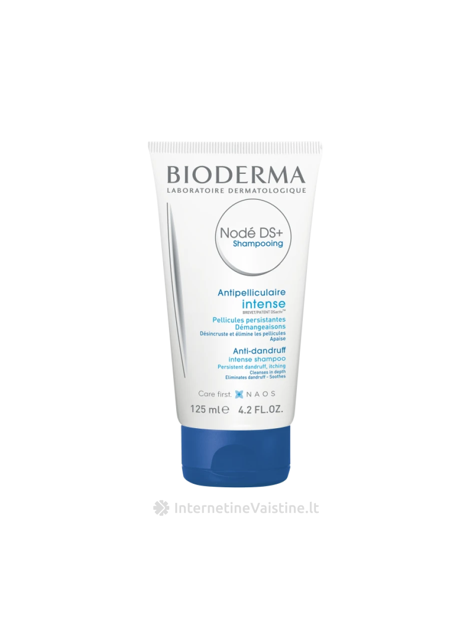 NODE DS+ šampūnas nuo pleisk. ir niežulio, 125 ml, N1 | internetinevaistine.lt