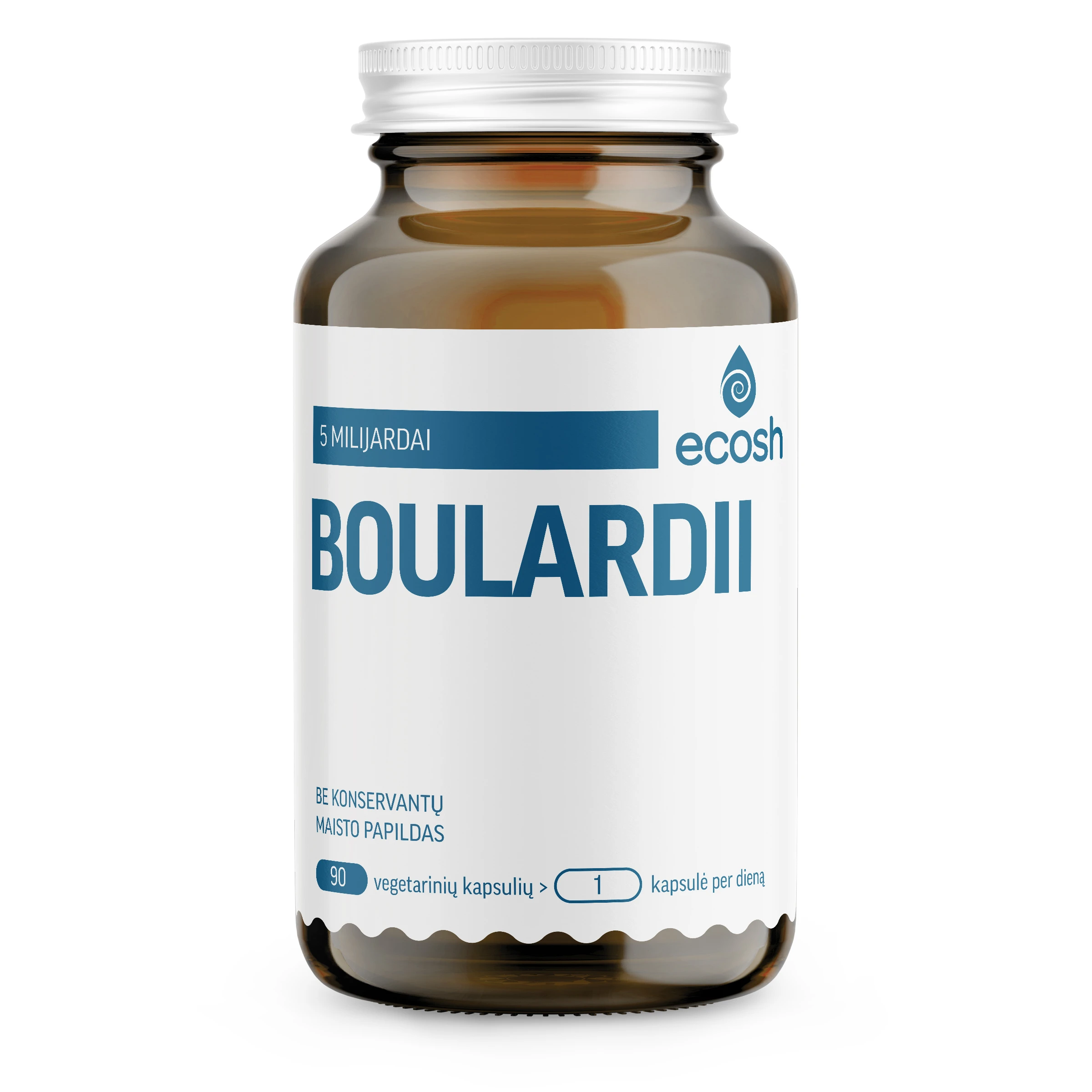ECOSH BOULARDII 250mg, 90 kapsulių