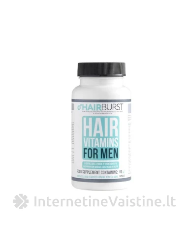 HAIRBURST vitaminai plaukams vyrams kaps., 60 vnt. | internetinevaistine.lt