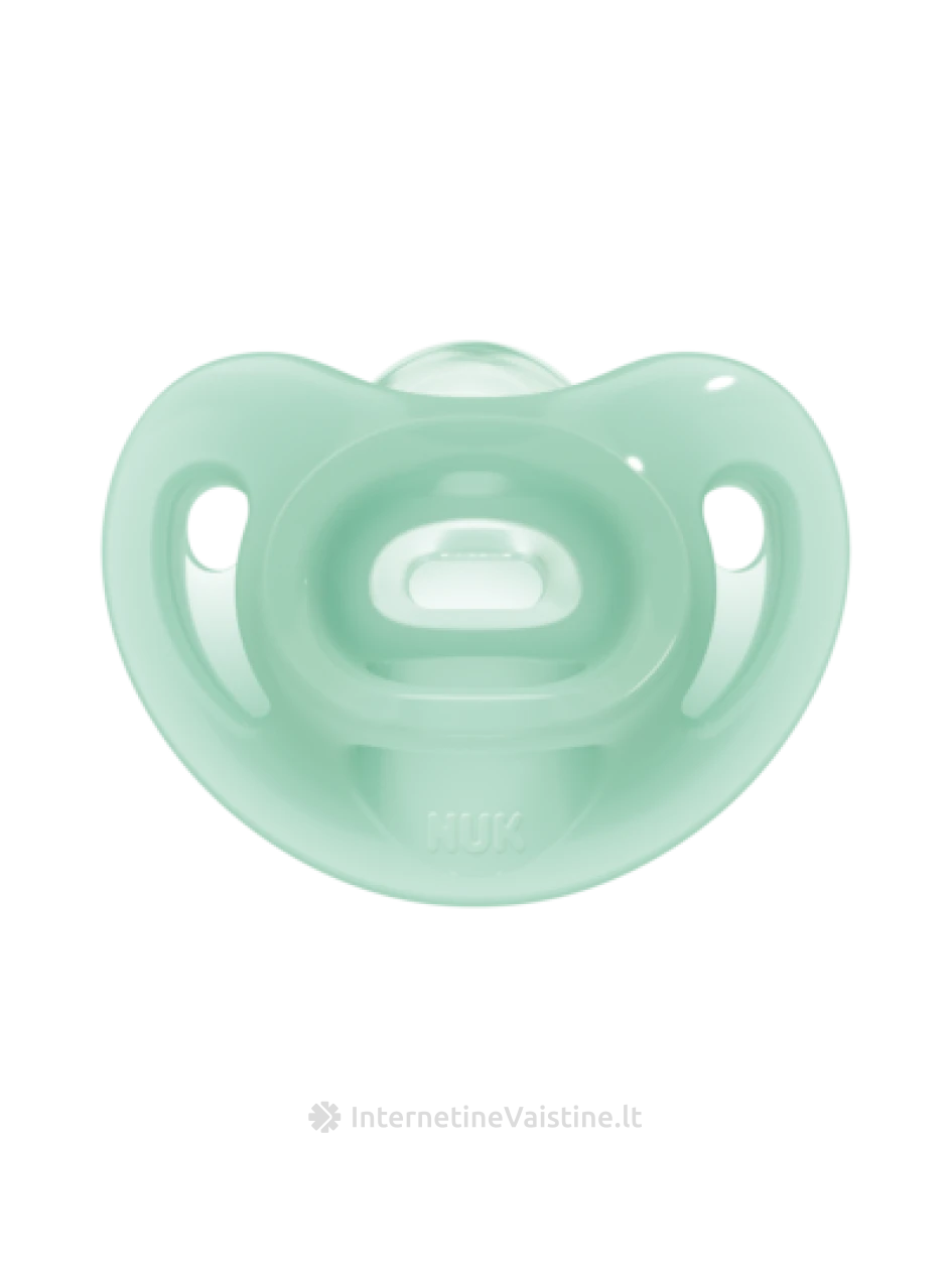 NUK čiulptukas SENSITIVE lateks. 2d. (6-18mėn.) N1 | internetinevaistine.lt