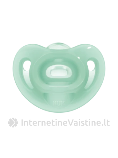 NUK čiulptukas SENSITIVE lateks. 2d. (6-18mėn.) N1 | internetinevaistine.lt
