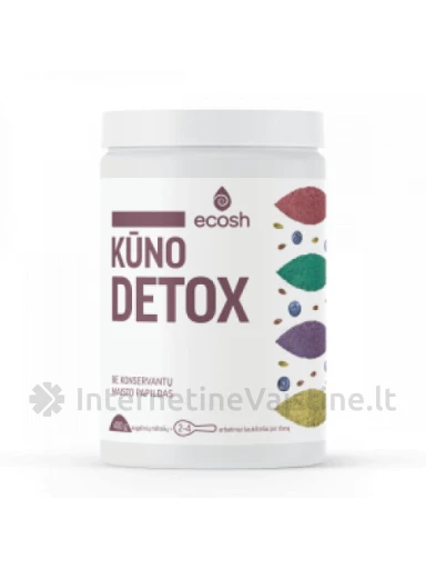 ECOSH kūno Detox, 400 g, 400 g | internetinevaistine.lt