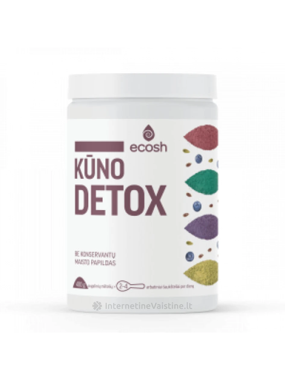 ECOSH kūno Detox, 400 g, 400 g | internetinevaistine.lt