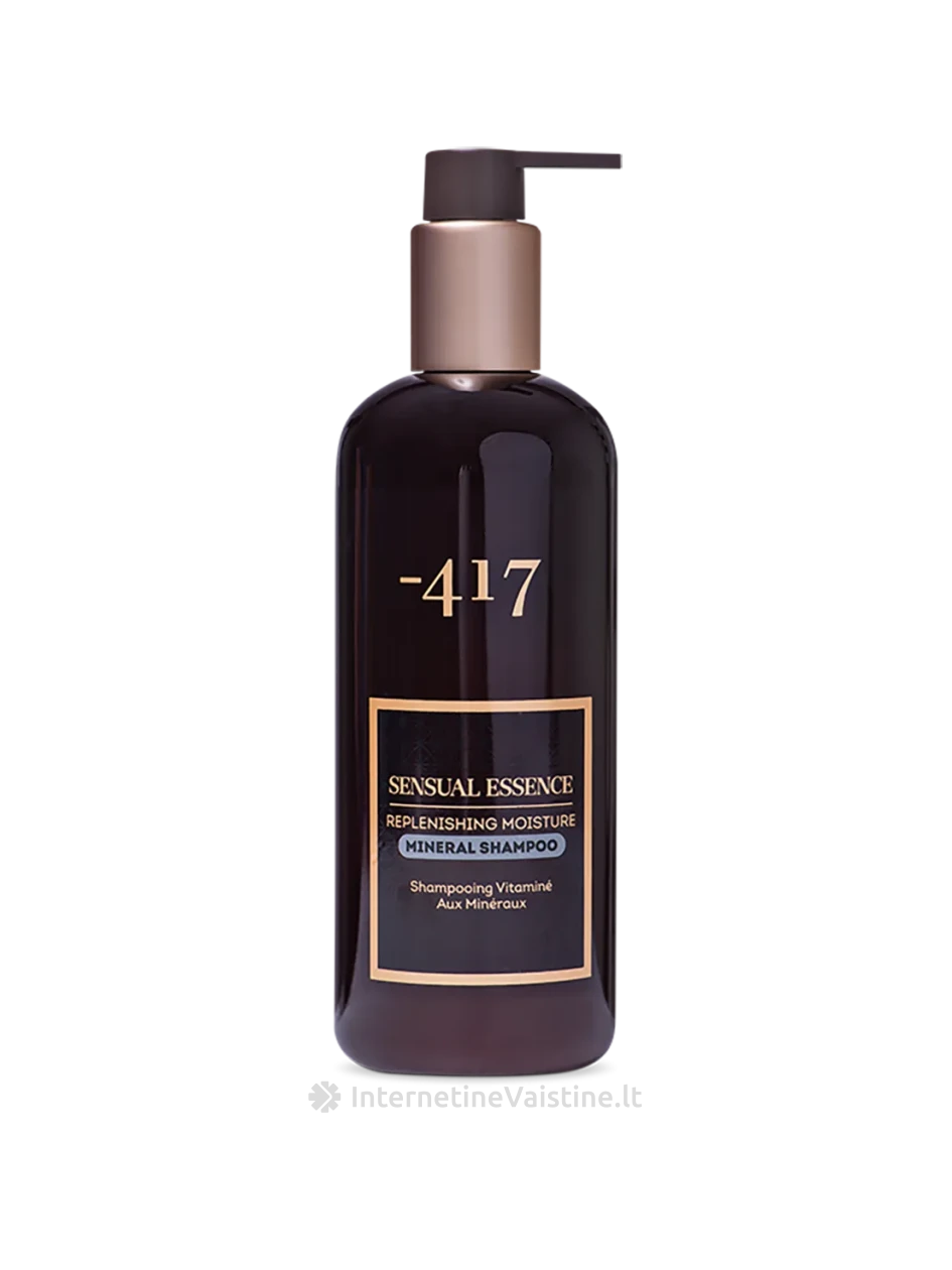 MINUS 417 Sensual Essence Replenishing Moisture Mineral šampūnas, 350 ml, Vnt | internetinevaistine.lt