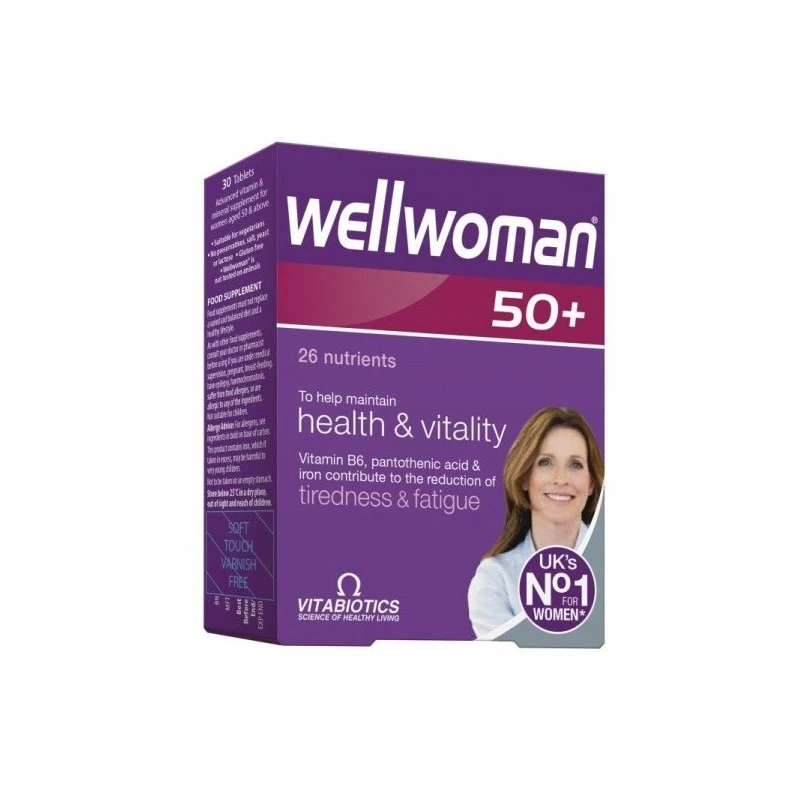 WELLWOMAN maisto papildas 50+, 30 tab.