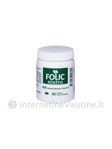 FOLIO RŪGŠTIS 400MCG LONGVIT TAB. N90 | internetinevaistine.lt