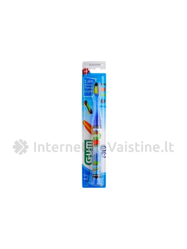 G.U.M. dantų šep. šviečiantis nuo 7-9 m., JUNIOR, 1 vnt., N1 | internetinevaistine.lt