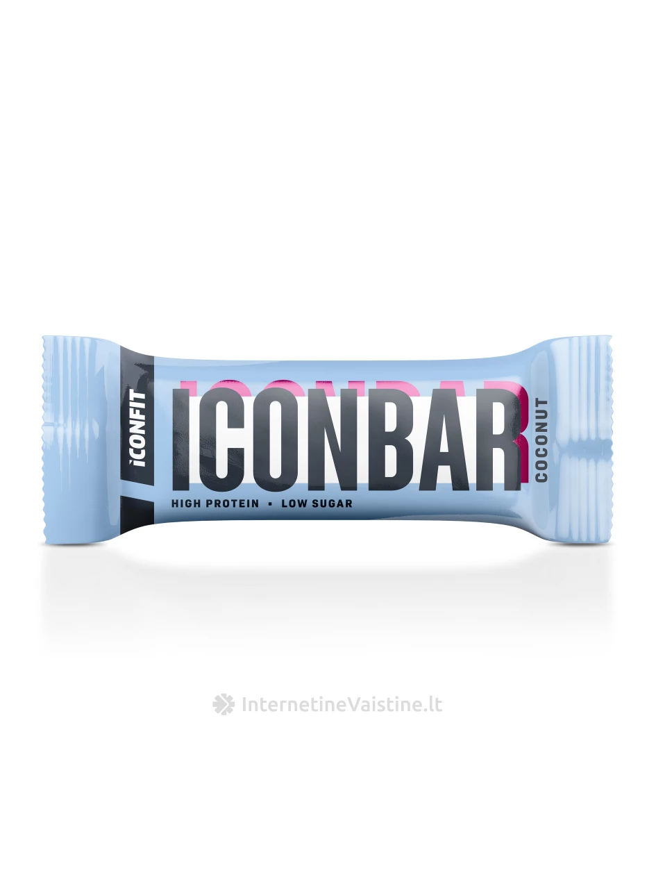ICONFIT ICONBAR Coconut baltyminis batonėlis, 45 g, Vnt | internetinevaistine.lt