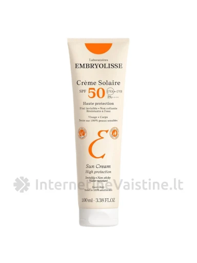 EMBRYOLISSE SunScreen Fluid apsauga nuo saulės SPF50, 100 ml, Vnt | internetinevaistine.lt