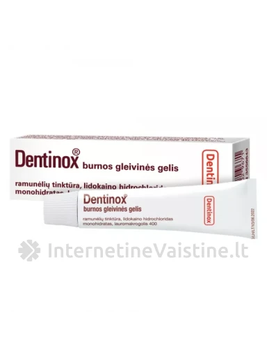 DENTINOX N GEL 10G | internetinevaistine.lt