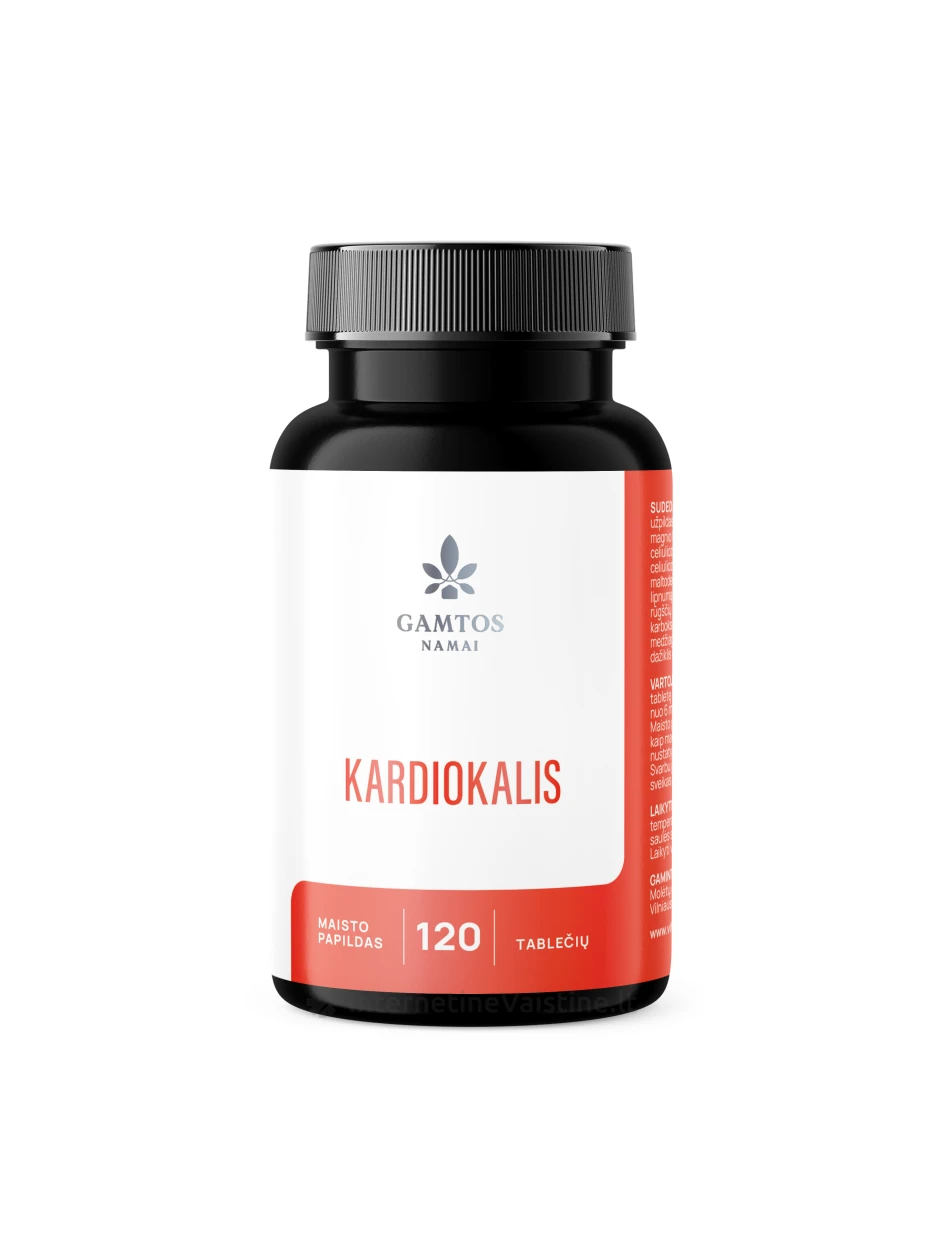 KARDIOKALIS tab. N120, 120 vnt. | internetinevaistine.lt