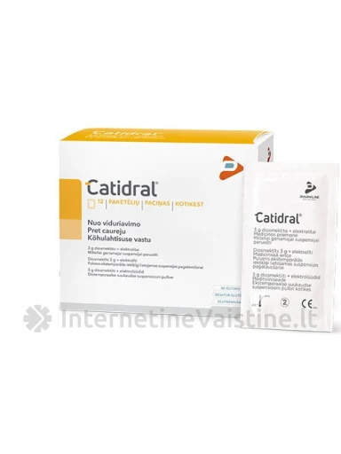 CATIDRAL milteliai geriamajai suspensijai paruošti N12 | internetinevaistine.lt