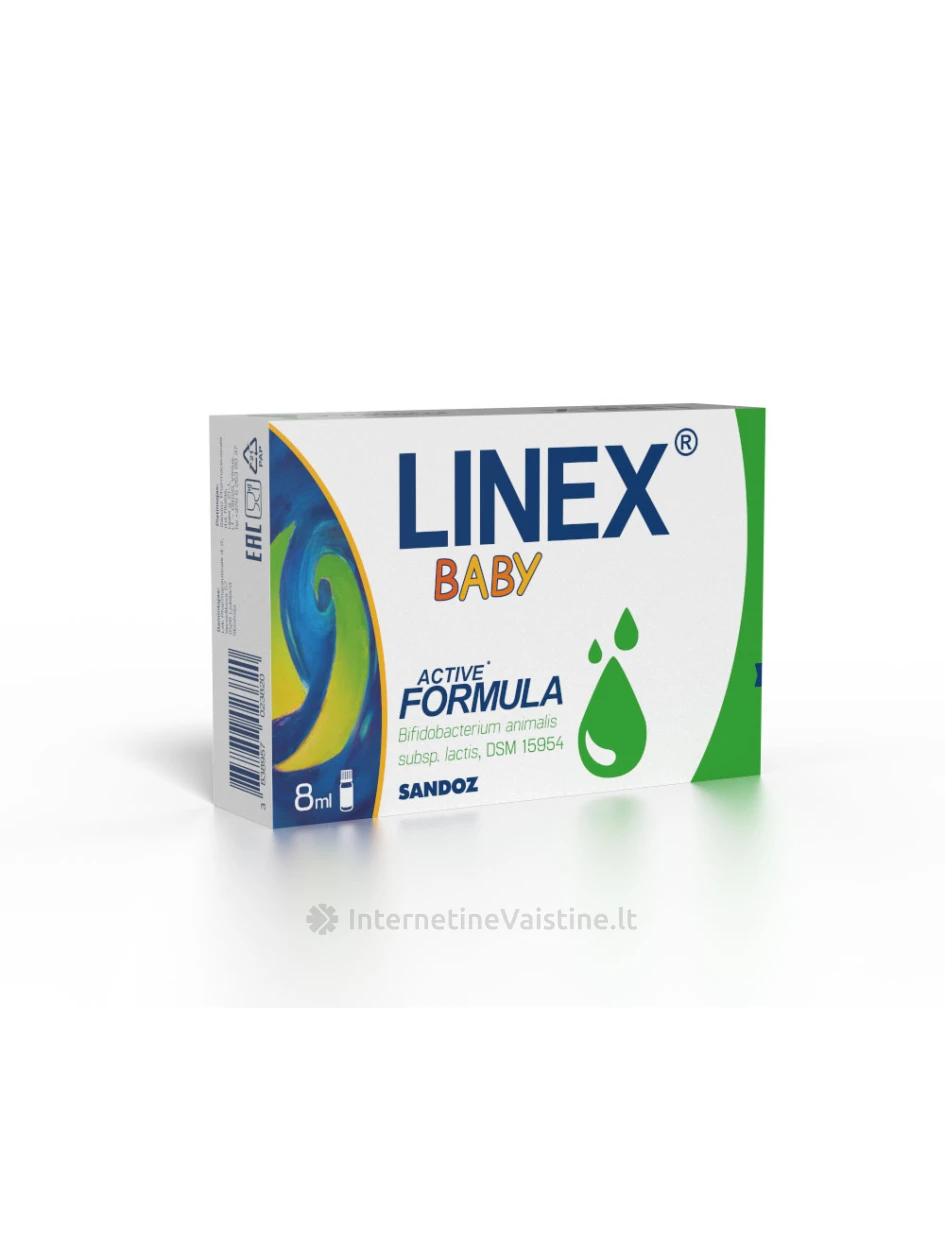 LINEX maisto papildas BABY, 8 ml, 8 ml | internetinevaistine.lt