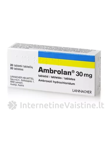 AMBROLAN 30mg tab. N20 | internetinevaistine.lt