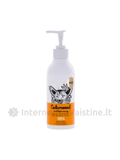 YOPE natūr. kūno losjonas Kedro mediena/Kartusis apelsinas, 300 ml, Vnt | internetinevaistine.lt