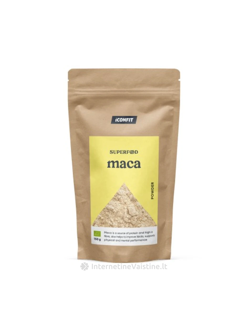 ICONFIT ekologiški Maca milteliai, 150 g | internetinevaistine.lt