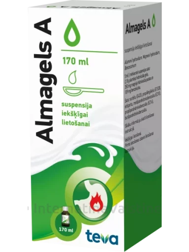 ALMAGEL A geriamoji suspensija 170 ml | internetinevaistine.lt