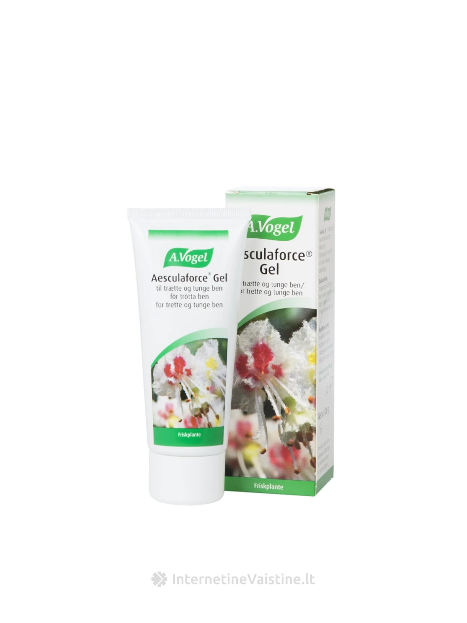 A.VOGEL Aesculaforce Gel Kaštonų gelis, 100 g, Vnt | internetinevaistine.lt