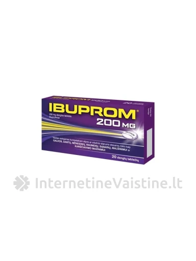 IBUPROM 200MG TAB. N20 | internetinevaistine.lt