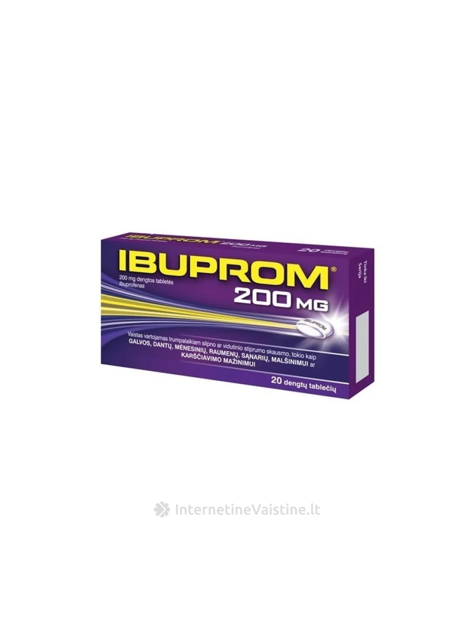 IBUPROM 200MG TAB. N20 | internetinevaistine.lt