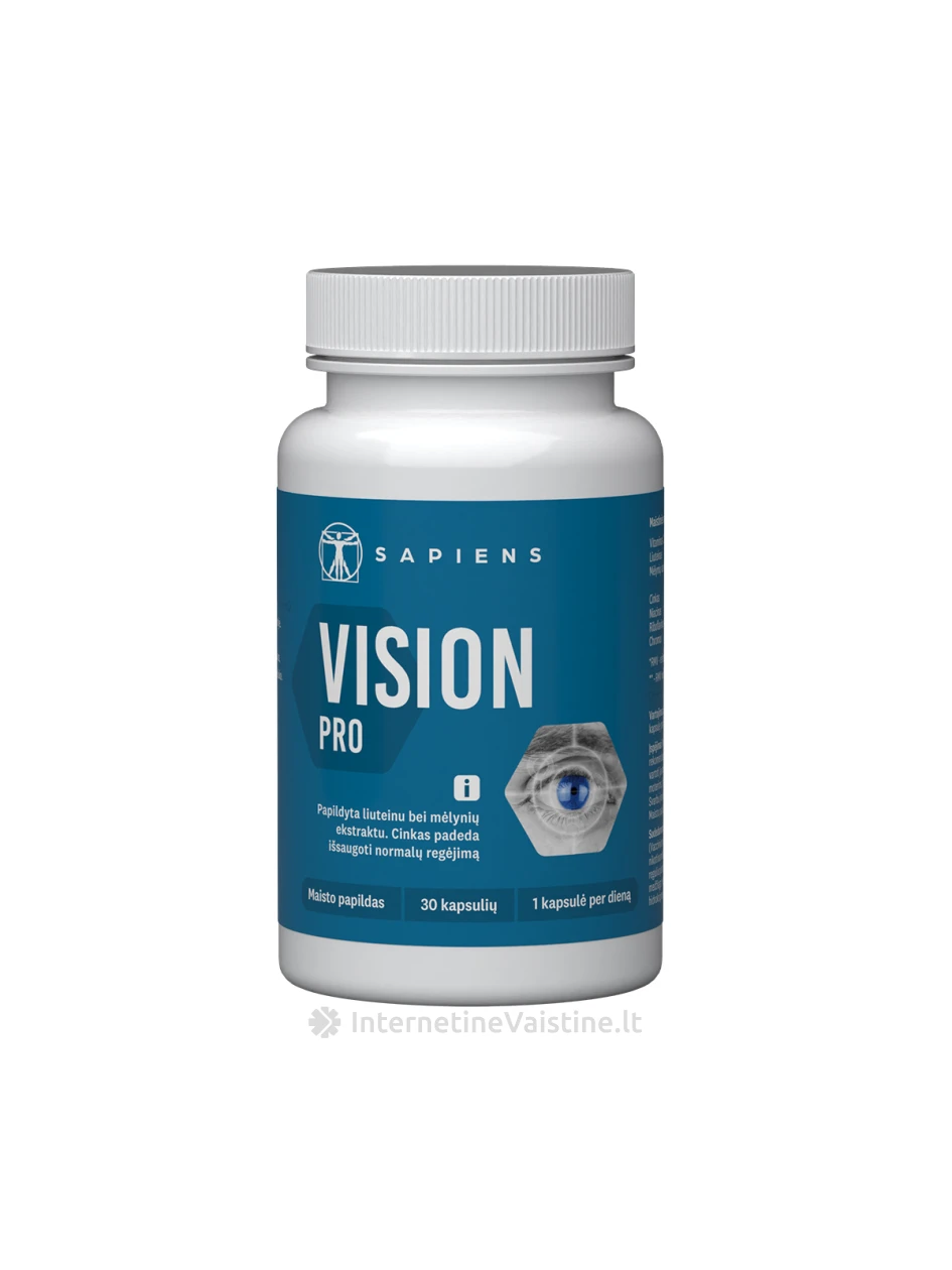 SAPIENS Vision PRO kaps. N30 | internetinevaistine.lt