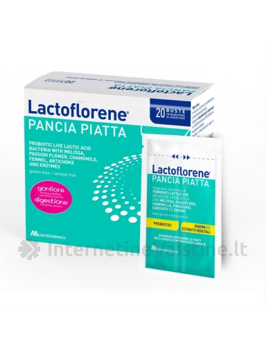 LACTOFLORENE maisto papildas milteliais PANCIA PIATTA, N20 | internetinevaistine.lt