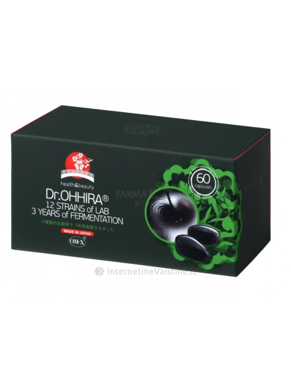 DR.OHHIRA Standart 580mg kaps. N60 (12 rūšių pieno bakt.), 60 vnt. | internetinevaistine.lt