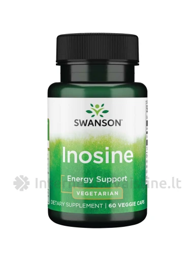 SWANSON, Inozinas 500MG, 60 kapsulių, N1 | internetinevaistine.lt