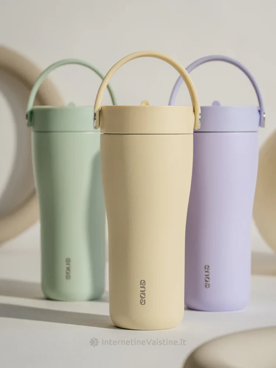 EQUA CARRY puodelis Butter, 600 ml, 600 ml | internetinevaistine.lt