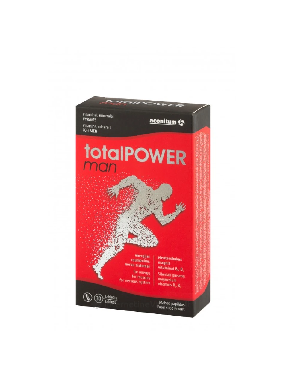TOTALPOWER MAN TAB. N30 | internetinevaistine.lt
