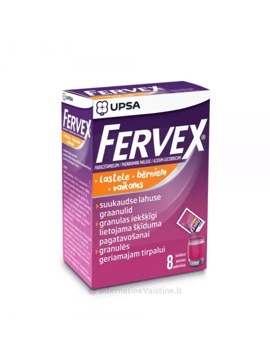 FERVEX GRAN. GER. TIRP. VAIK. N8 | internetinevaistine.lt