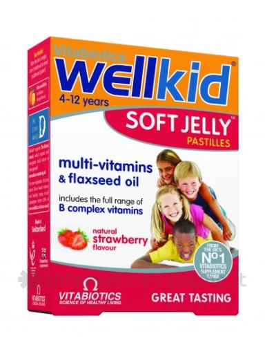 WELLKID SOFT JELLY, 30 guminukų | internetinevaistine.lt