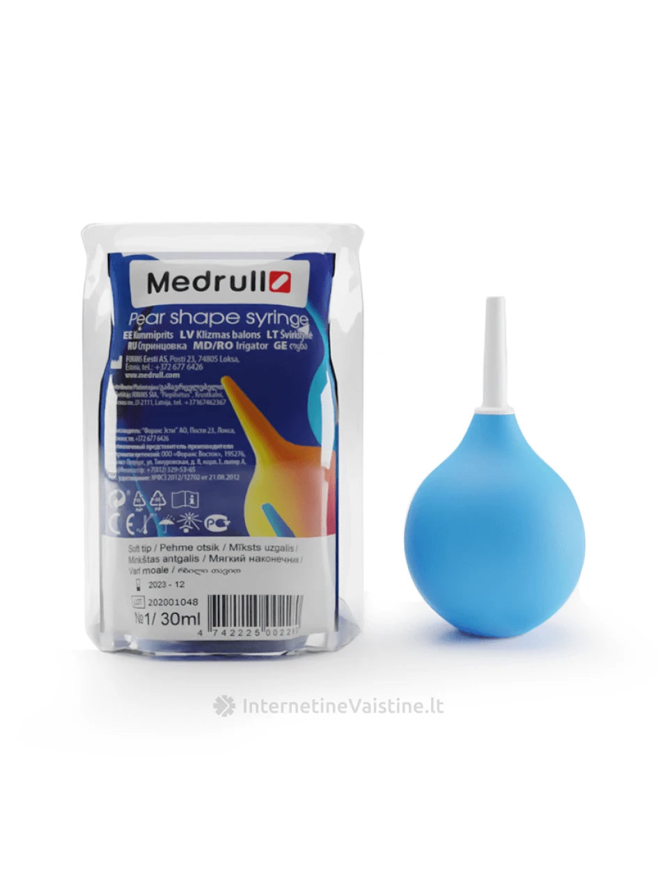 Švirkštynė su kietas antgalis Nr.1 Medrull | internetinevaistine.lt