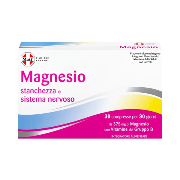 Dc Magnis MATT DIVISIONE PHARMA Magnesio, magnis su vitaminais B1 ir B3, maisto ...