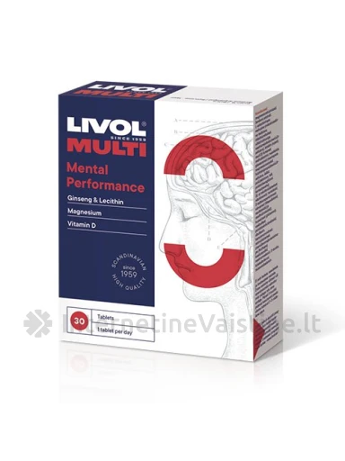 LIVOL Multi Mental Performance tab. N30 | internetinevaistine.lt