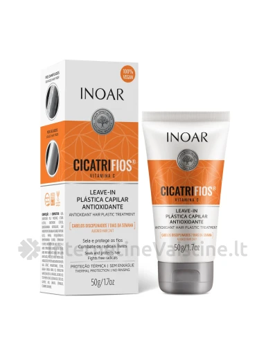 INOAR CicatriFios Vitamin C Leav-In balzamas nenuplaun. su vit.C, 50 ml, Vnt | internetinevaistine.lt