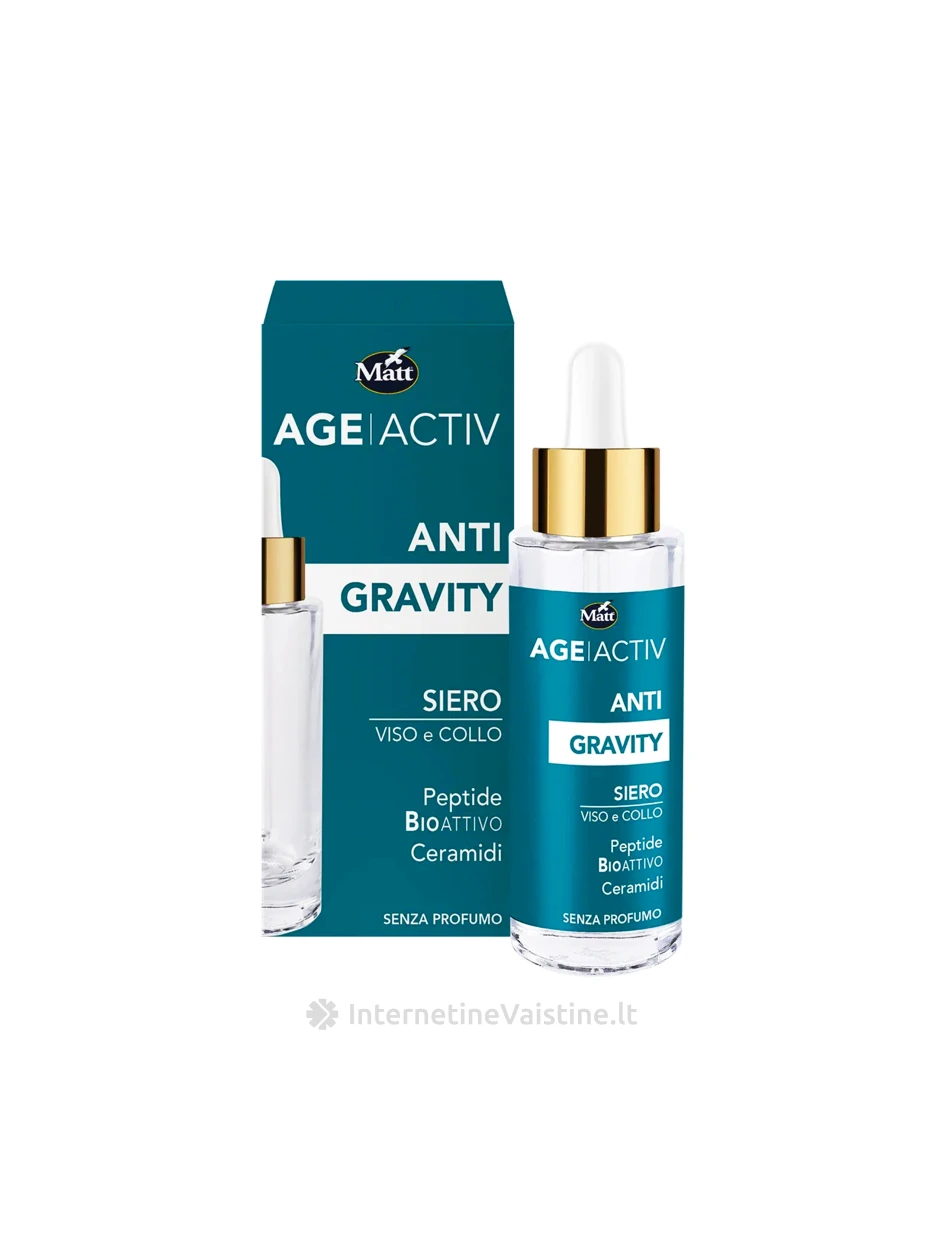 MATT Anti-Gravity serumas veidui ir dekolte, 30 ml, 30 ml | internetinevaistine.lt