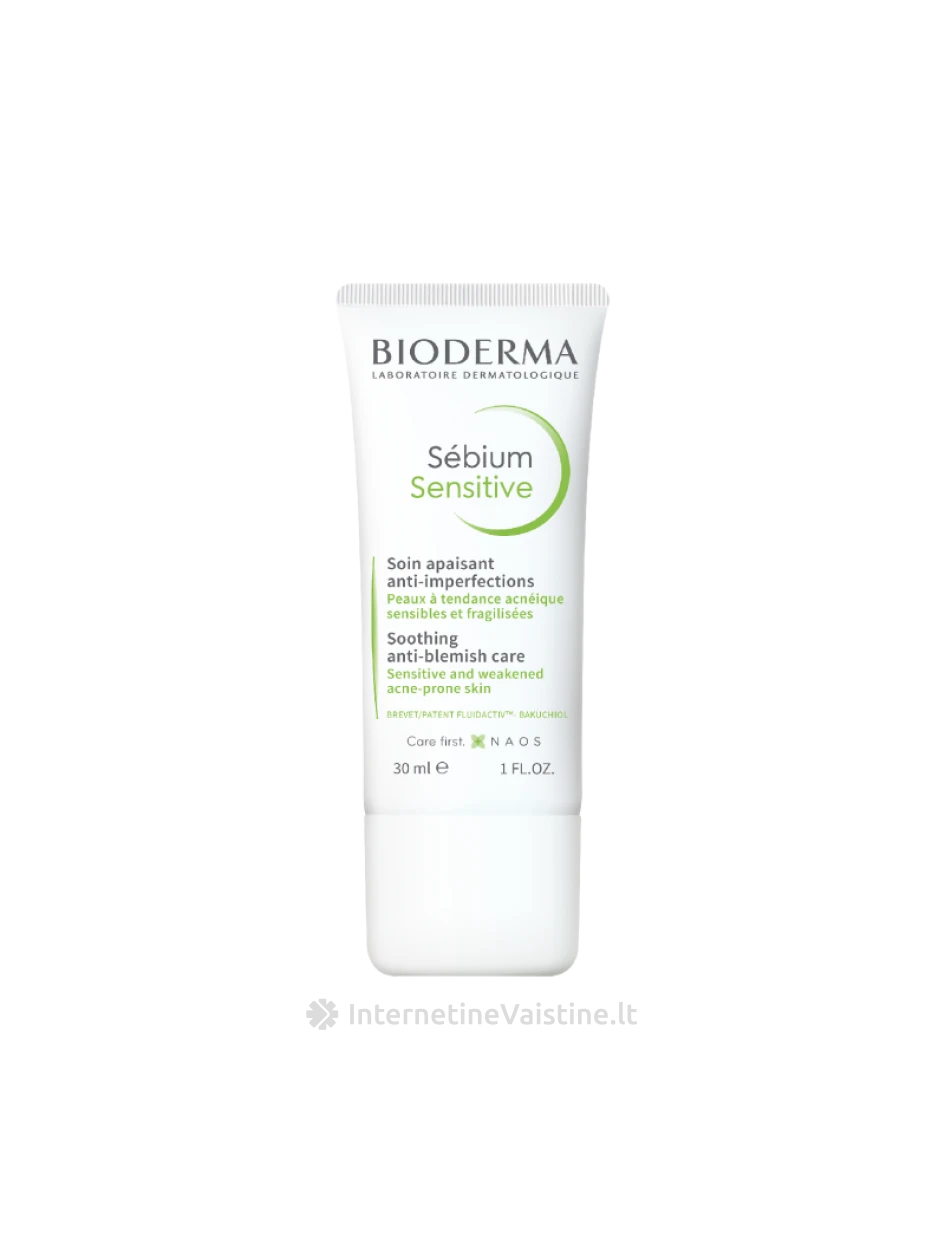 SEBIUM SENSITIVE TE PRIEMONĖ 30ML, N1 | internetinevaistine.lt