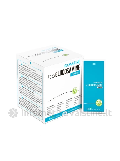 bioGLUCOSAMINE 1500 MG, 60 pakelių | internetinevaistine.lt