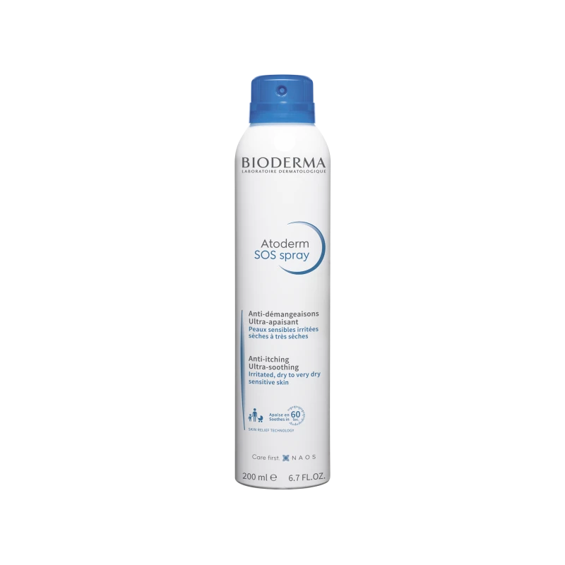 BIODERMA ATODERM SOS SPRAY purškalas nuo niežėjimo, 200 ml, N1