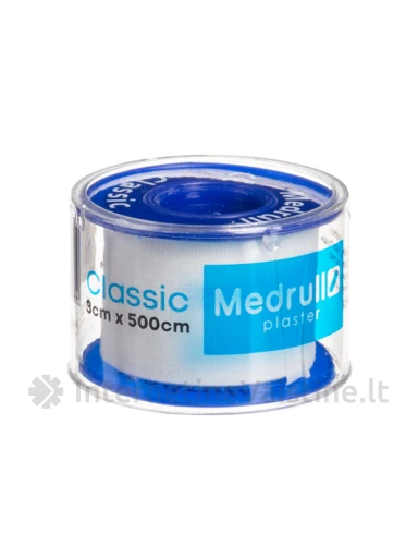 Medrull pleistras rulonėlyje 3cm x 500cm | internetinevaistine.lt